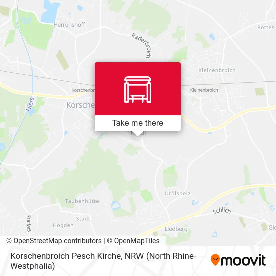 Korschenbroich Pesch Kirche map