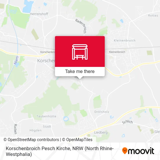 Korschenbroich Pesch Kirche map