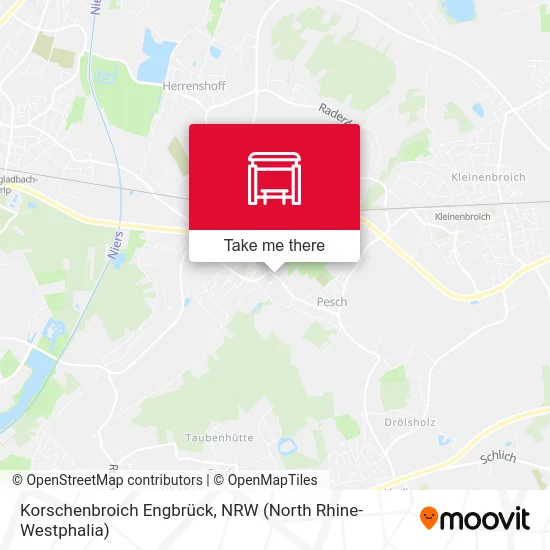 Korschenbroich Engbrück map