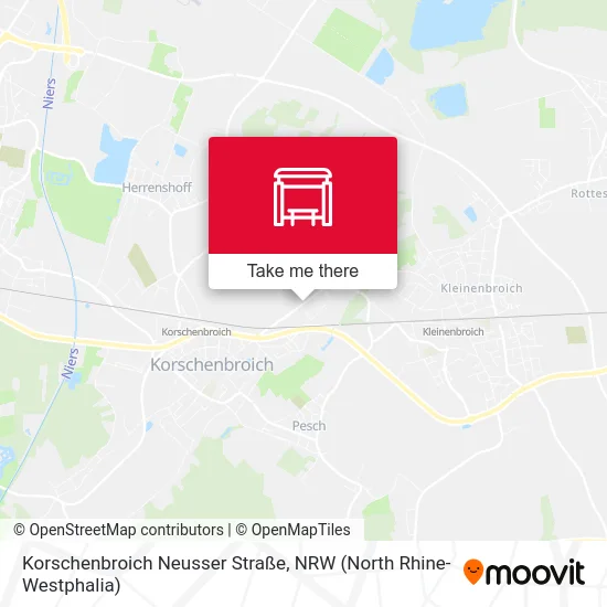 Карта Korschenbroich Neusser Straße