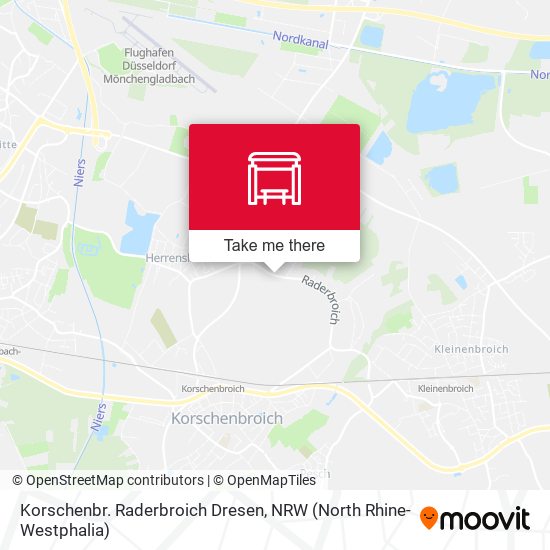 Korschenbr. Raderbroich Dresen map