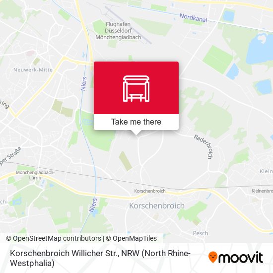 Korschenbroich Willicher Str. map