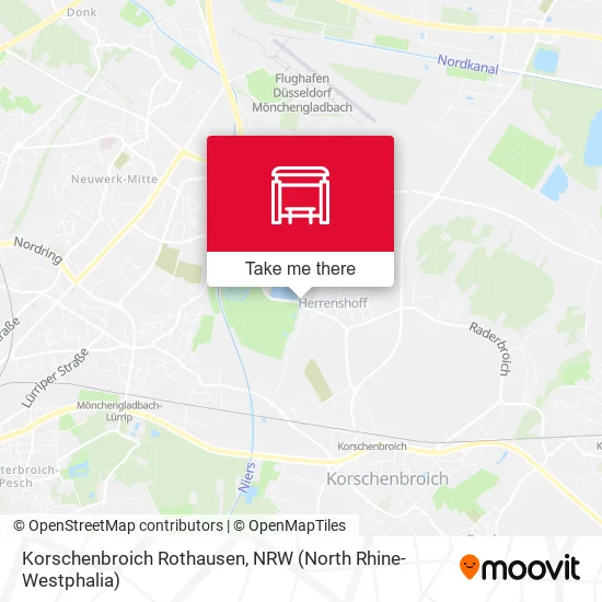 Карта Korschenbroich Rothausen