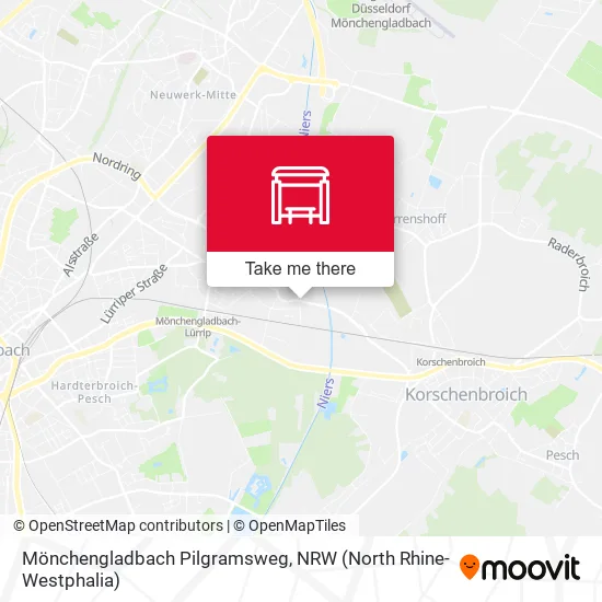 Карта Mönchengladbach Pilgramsweg