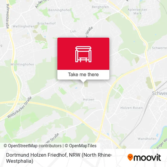 Dortmund Holzen Friedhof map