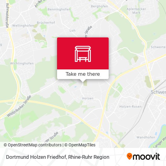 Dortmund Holzen Friedhof map
