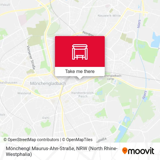 Карта Mönchengl Maurus-Ahn-Straße
