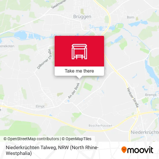 Карта Niederkrüchten Talweg
