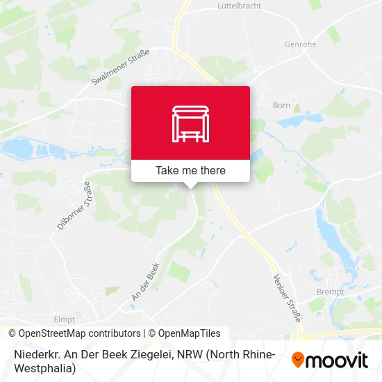 Карта Niederkr. An Der Beek Ziegelei