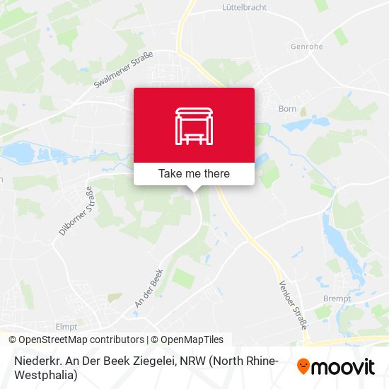 Карта Niederkr. An Der Beek Ziegelei