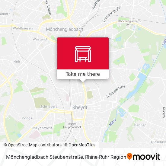 Mönchengladbach Steubenstraße map