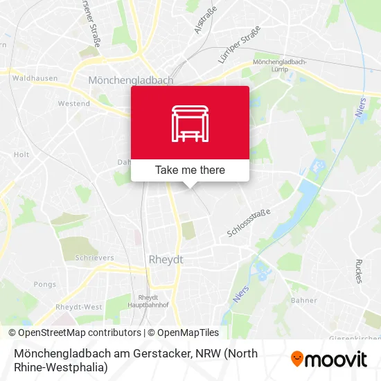 Карта Mönchengladbach am Gerstacker