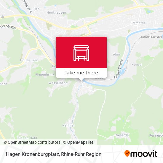 Hagen Kronenburgplatz map