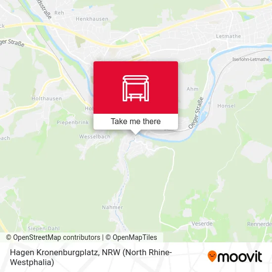 Hagen Kronenburgplatz map