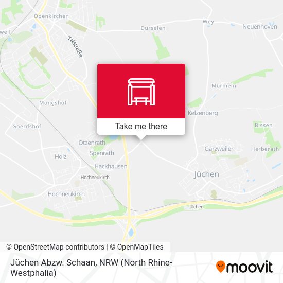 Jüchen Abzw. Schaan map