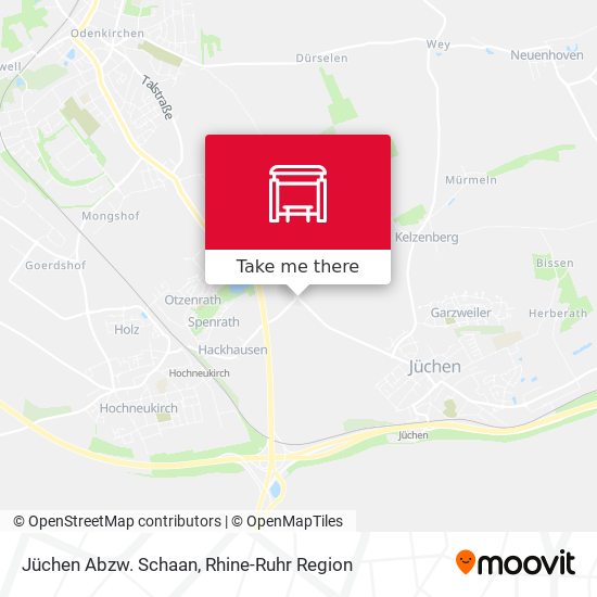 Jüchen Abzw. Schaan map
