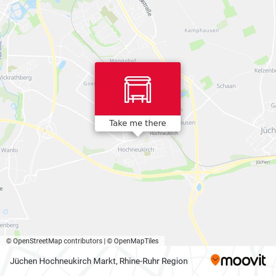 Jüchen Hochneukirch Markt map