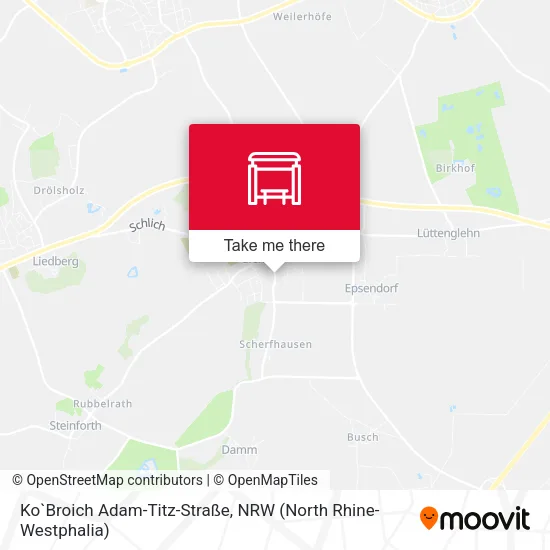 Карта Ko`Broich Adam-Titz-Straße