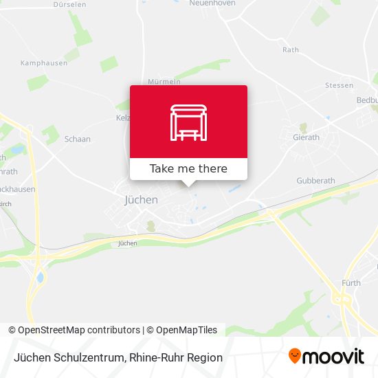 Jüchen Schulzentrum map