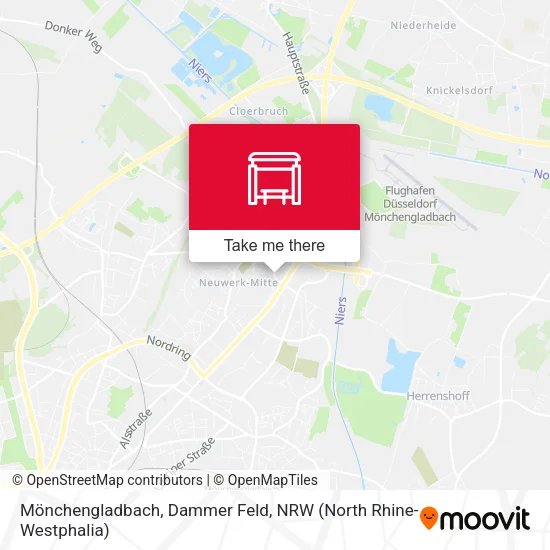 Карта Mönchengladbach, Dammer Feld