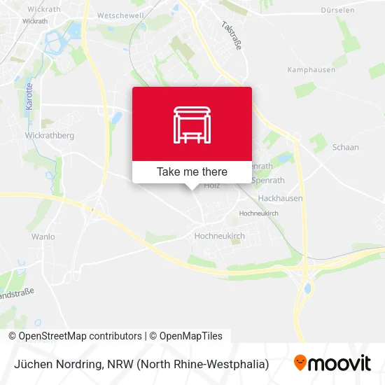 Карта Jüchen Nordring