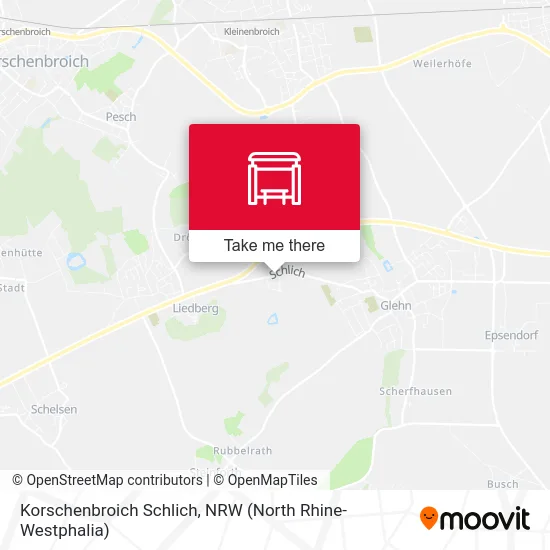 Korschenbroich Schlich map