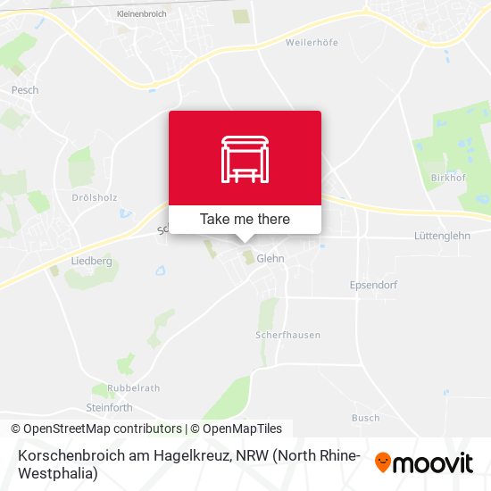 Korschenbroich am Hagelkreuz map