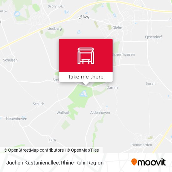 Jüchen Kastanienallee map