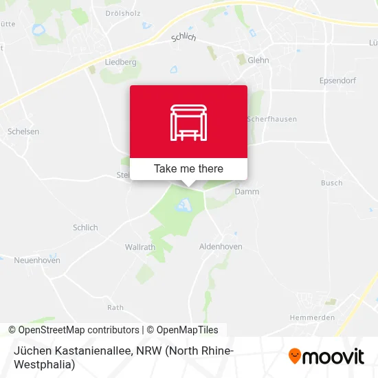 Jüchen Kastanienallee map