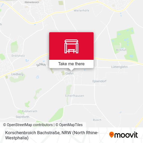 Korschenbroich Bachstraße map