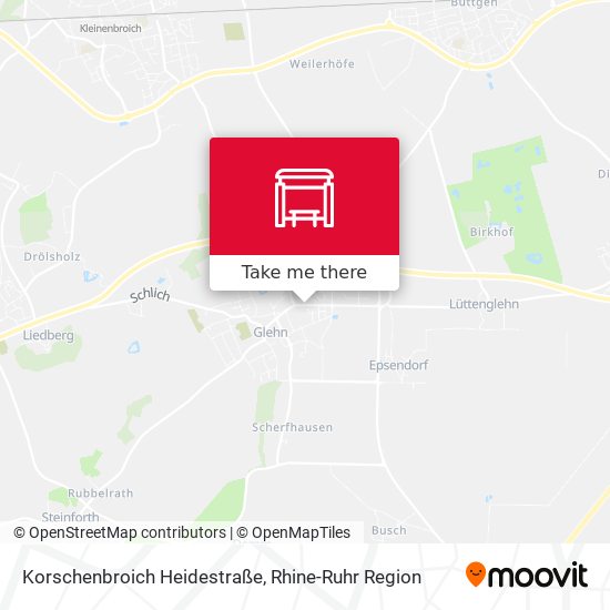 Korschenbroich Heidestraße map