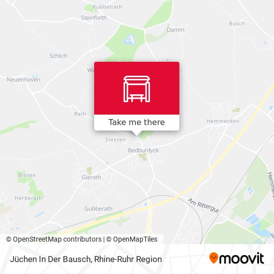 Jüchen In Der Bausch map