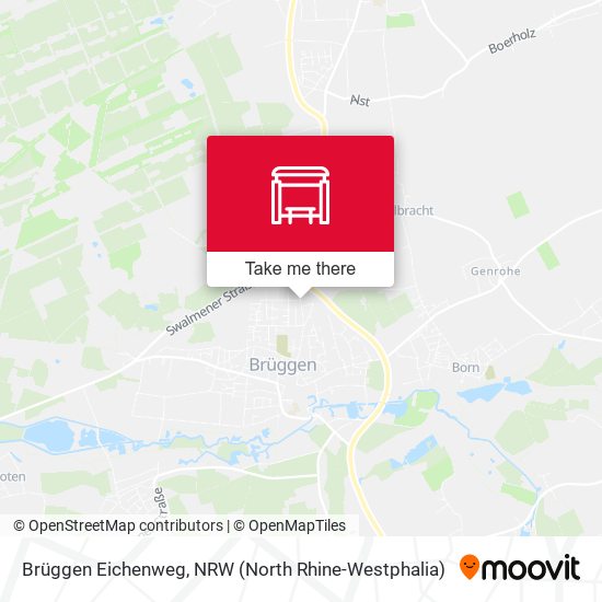 Brüggen Eichenweg map