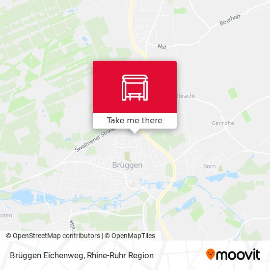 Brüggen Eichenweg map