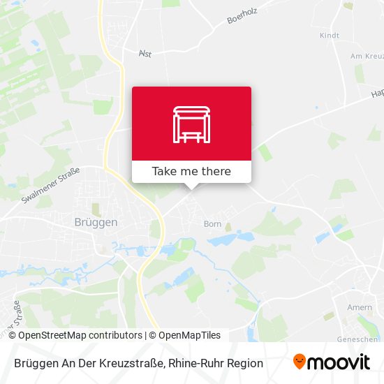 Brüggen An Der Kreuzstraße map