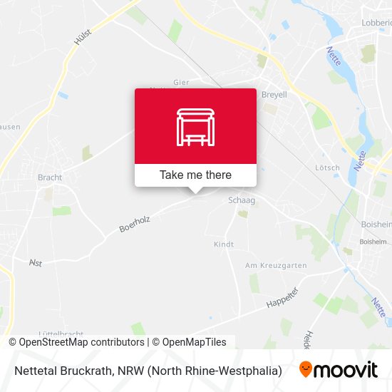 Nettetal Bruckrath map