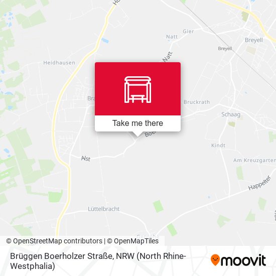 Brüggen Boerholzer Straße map