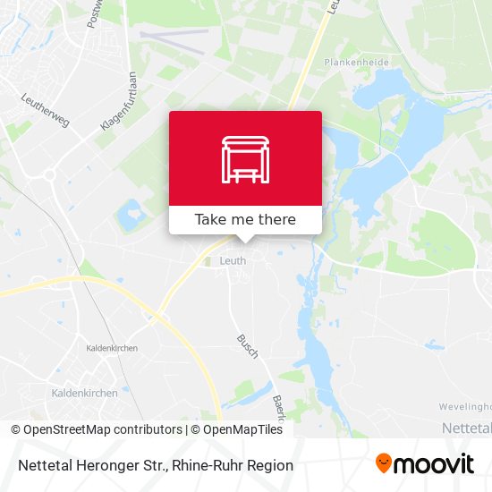 Nettetal Heronger Str. map