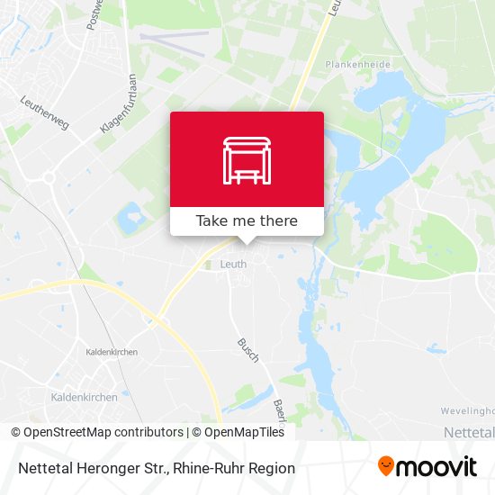 Nettetal Heronger Str. map