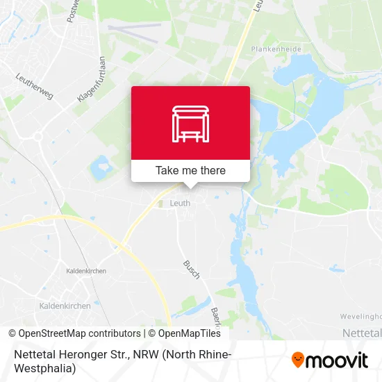 Карта Nettetal Heronger Str.