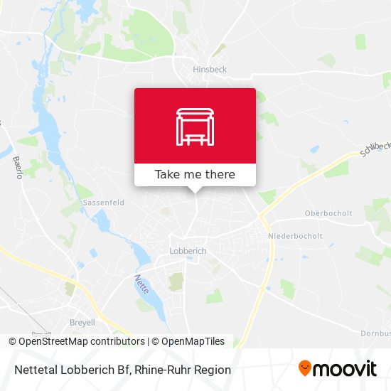 Nettetal Lobberich Bf map