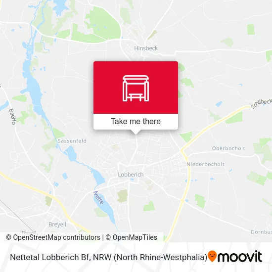 Карта Nettetal Lobberich Bf