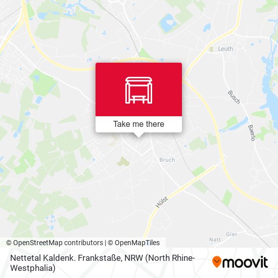 Nettetal Kaldenk. Frankstaße map