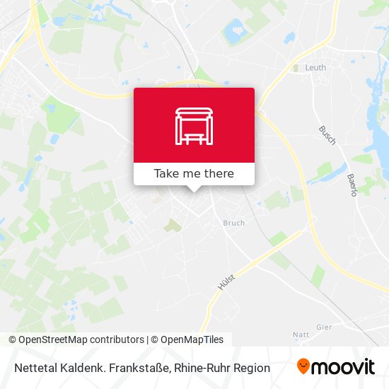 Nettetal Kaldenk. Frankstaße map