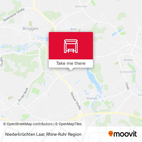 Niederkrüchten Laar map