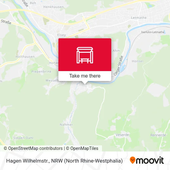 Карта Hagen Wilhelmstr.