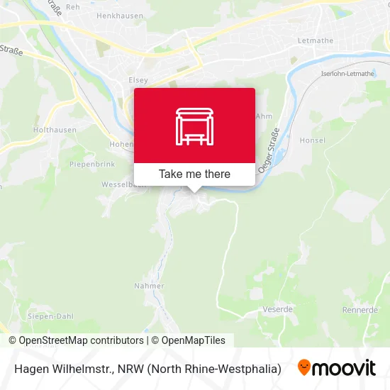 Карта Hagen Wilhelmstr.