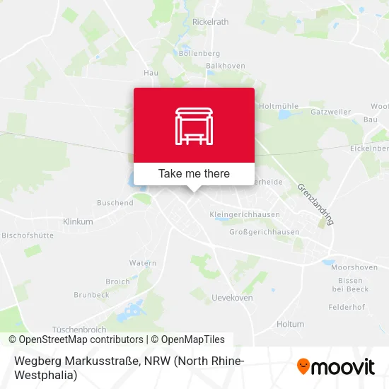 Карта Wegberg Markusstraße