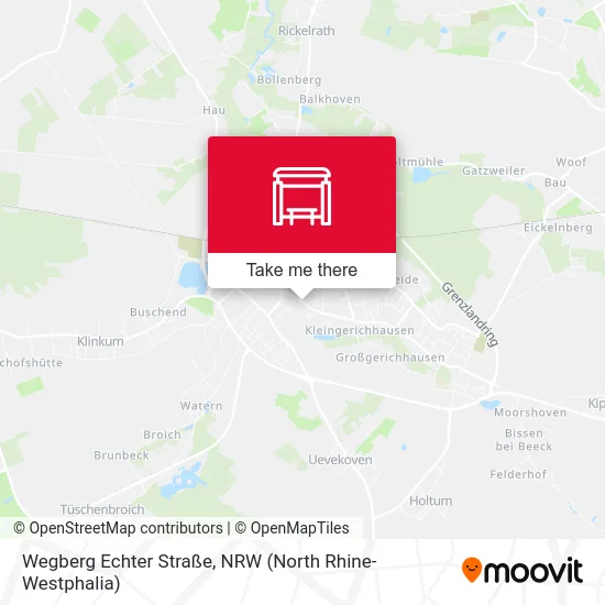 Карта Wegberg Echter Straße