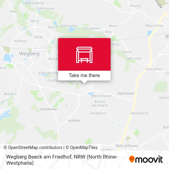 Карта Wegberg Beeck am Friedhof